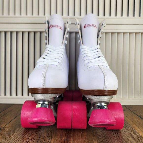 Chicago Skates CRS400 Classic Quad Rink Roller Skates Womens Sz 8 Premium White - Picture 2 of 10